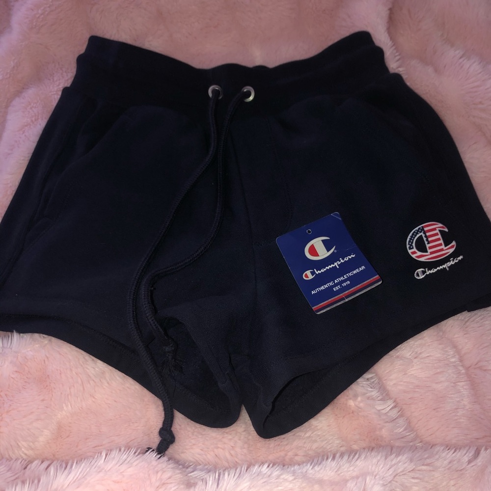 Navy Blue Champion Shorts